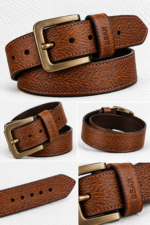 BEAR Casual Leather Belt – Brown - Image 3