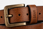 BEAR Casual Leather Belt – Brown - Image 2