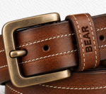 BEAR Casual Leather Belt – Brown - Image 3