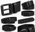 BEAR Casual Leather Belt – Black - Image 3
