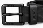 BEAR Casual Leather Belt – Black - Image 2
