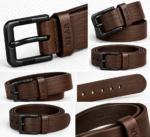 BEAR Formal Leather Belt – Brown - Image 3