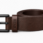 BEAR Formal Leather Belt – Black