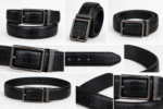 BEAR Formal Auto Lock Leather Belt – Black - Image 3