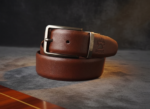BEAR Reversible Leather Belt – Black/Brown - Image 2