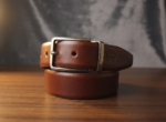 BEAR Reversible Leather Belt – Black/Navy Blue - Image 2