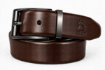 BEAR Reversible Leather Belt – Black/Brown - Image 4