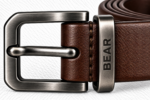 BEAR Reversible Leather Belt – Black/Brown - Image 3
