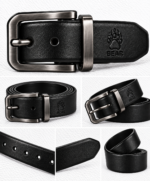 BEAR Reversible Leather Belt – Black/Brown - Image 5
